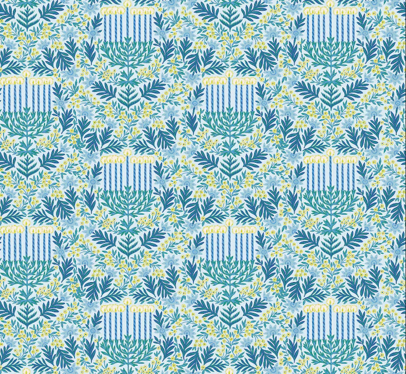 Flora Menorah Dog Bandana