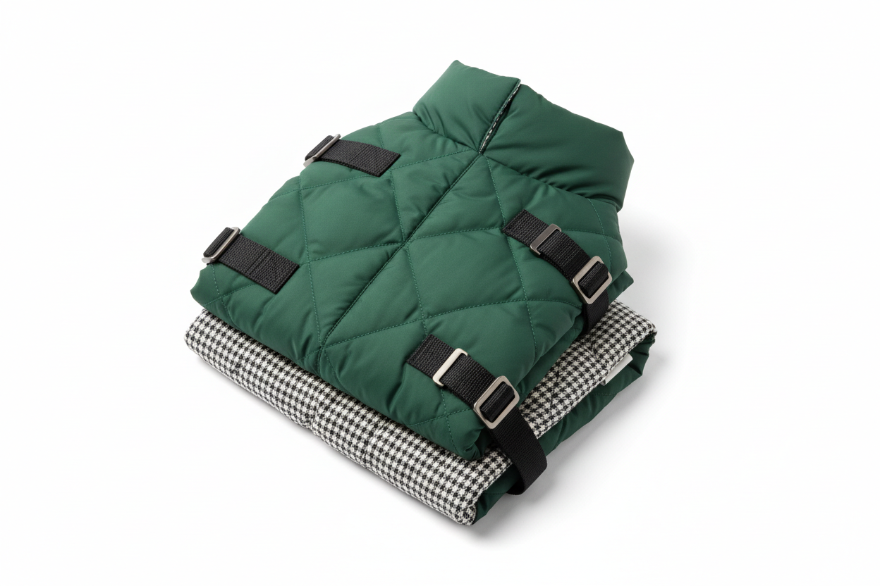 Reversible Puffer Dog Jacket