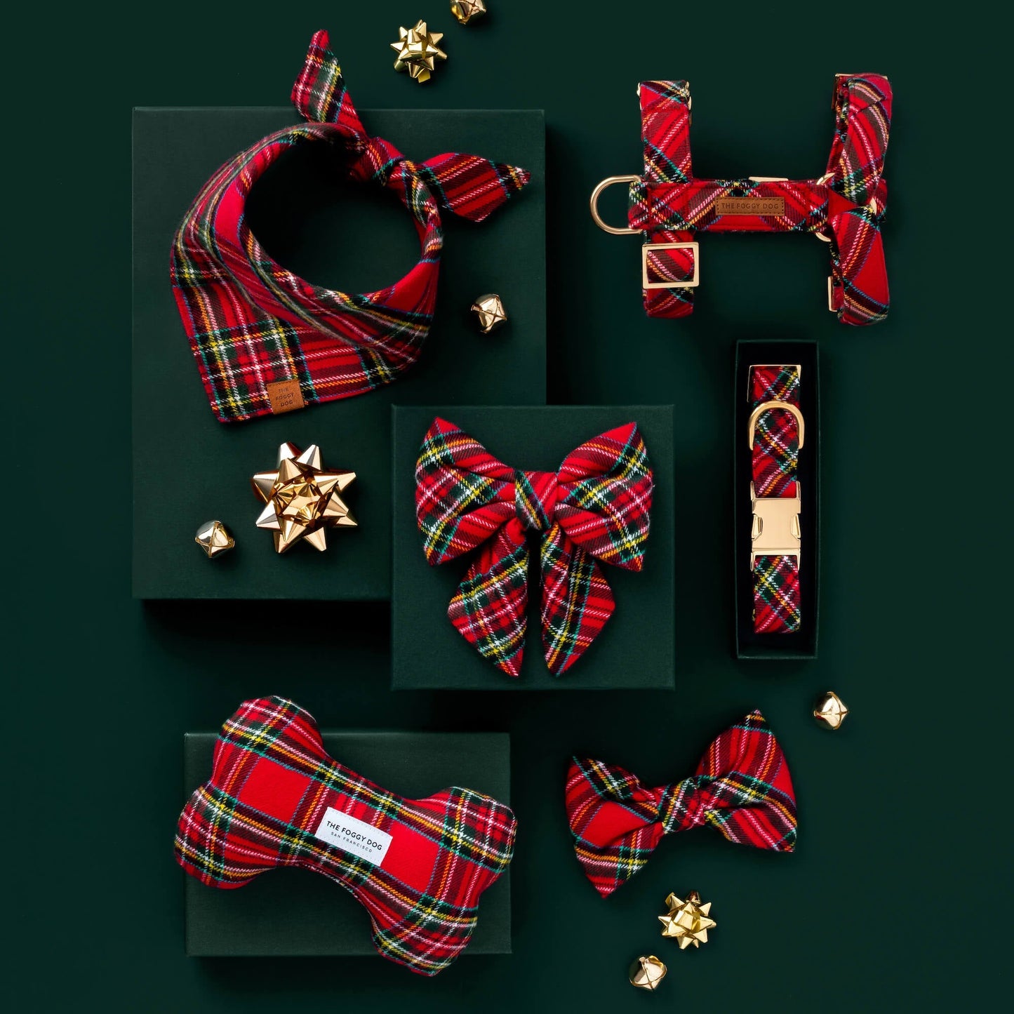 Tartan Plaid Flannel Dog Harness