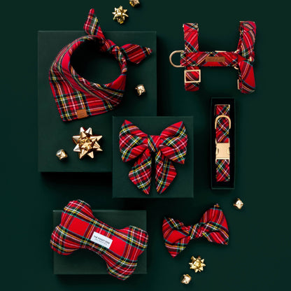 Tartan Plaid Flannel Dog Harness