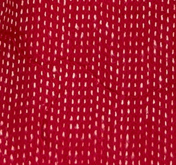Berry Stitch Flannel Dog Bandana