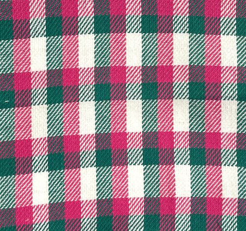 Callie Plaid Flannel Collar Walk Set