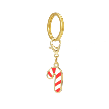 Candy Cane Collar Charm