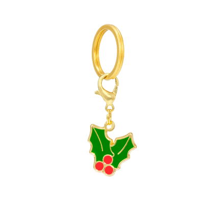 Holly Collar Charm