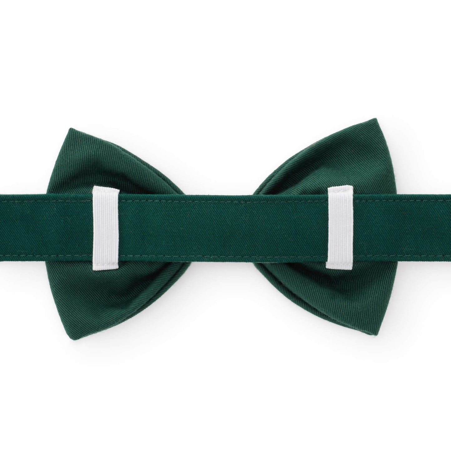 Evergreen Candy Canes Embroidered Bow Tie Collar