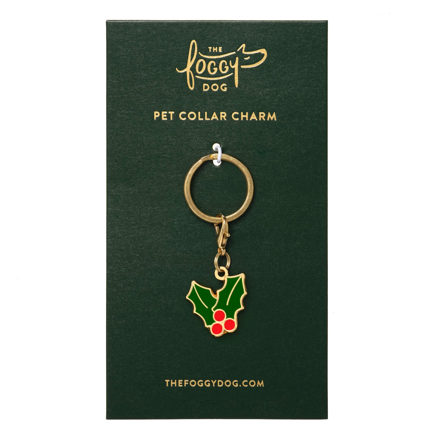 Holly Collar Charm