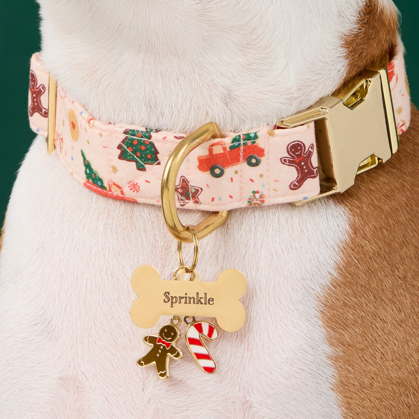 Gingerbread Man Collar Charm
