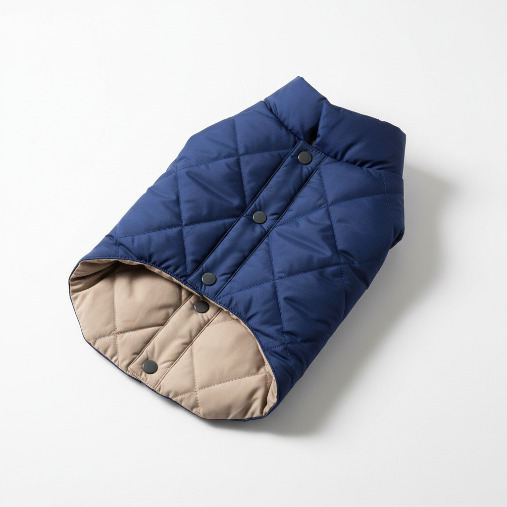 Reversible Puffer Dog Jacket