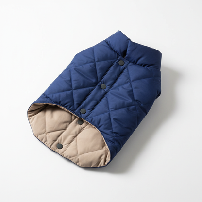 Reversible Puffer Dog Jacket